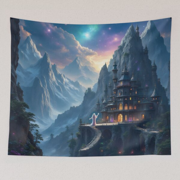 Item preview, Life Among the Clouds, Under the Veil of the Stars (Second Version) designed and sold by KunstGeist.
