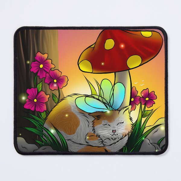 Item preview, Magic Kitten in the Mushroom Forest ✨ designed and sold by Bereeliart.