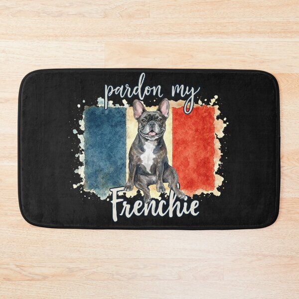Item preview, French Bulldog Funny T-Shirt for dark fabric designed and sold by candiscamera.