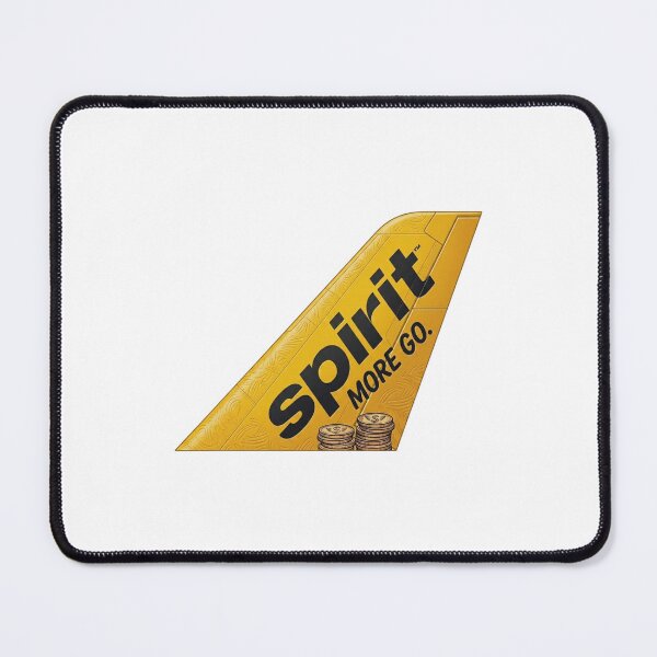 Item preview, Budget Airline Humor: "More Go" Yellow Airplane Tail Fin & Coins Meme designed and sold by InkImagination1.