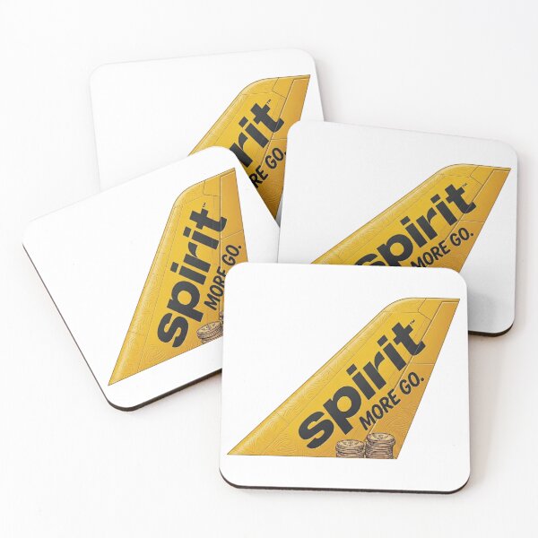 Item preview, Budget Airline Humor: "More Go" Yellow Airplane Tail Fin & Coins Meme designed and sold by InkImagination1.