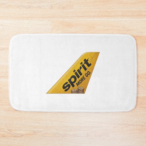 Item preview, Budget Airline Humor: "More Go" Yellow Airplane Tail Fin & Coins Meme designed and sold by InkImagination1.