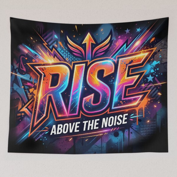 Item preview, Rise Above The Noise Nature Beauty Whimsical  designed and sold by ART ATTACK ZONE.