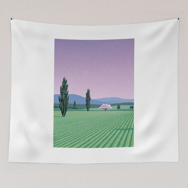 Item preview, Hiroshi Nagai Pastel Countryside Fields designed and sold by LaFabricaArt.