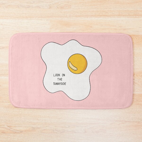 Item preview, Look on the Sunnyside Egg- Uplifting Funny Egg Pun- Pink designed and sold by Sarah's Creations.