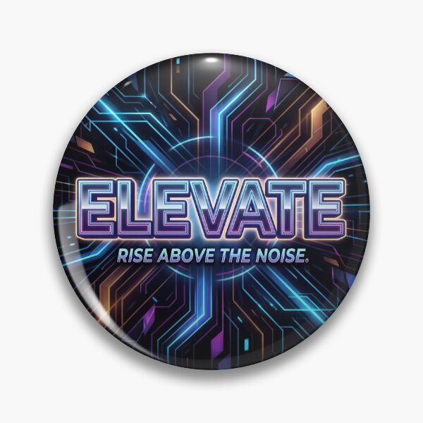 Item preview, Elevate Rise Above The Noise Art Design designed and sold by ART ATTACK ZONE.
