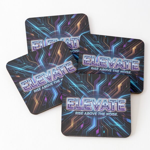 Item preview, Elevate Rise Above The Noise Art Design designed and sold by ART ATTACK ZONE.