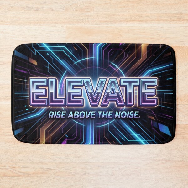 Item preview, Elevate Rise Above The Noise Art Design designed and sold by ART ATTACK ZONE.