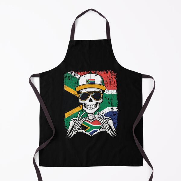 Item preview, South Africa Pride Skeleton Art Tee designed and sold by Colorful Designs.