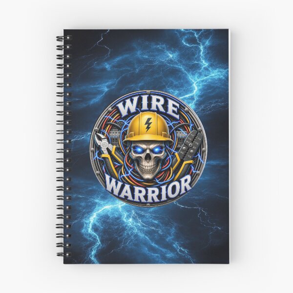 Item preview, Wire Warrior Electrician Skull Lightning Tradesman Design designed and sold by artistwill.