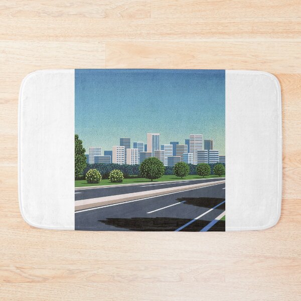 Item preview, Hiroshi Nagai Modern Skyline Road designed and sold by LaFabricaArt.