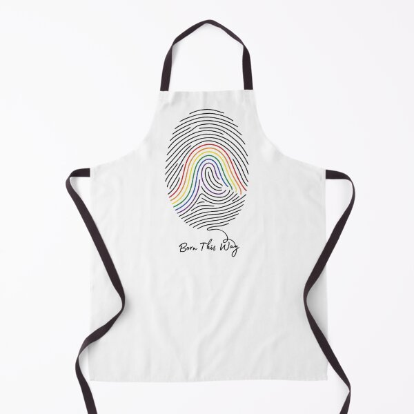 Item preview, Rainbow Gay Pride Fingerprint Born This Way designed and sold by TackyTime.
