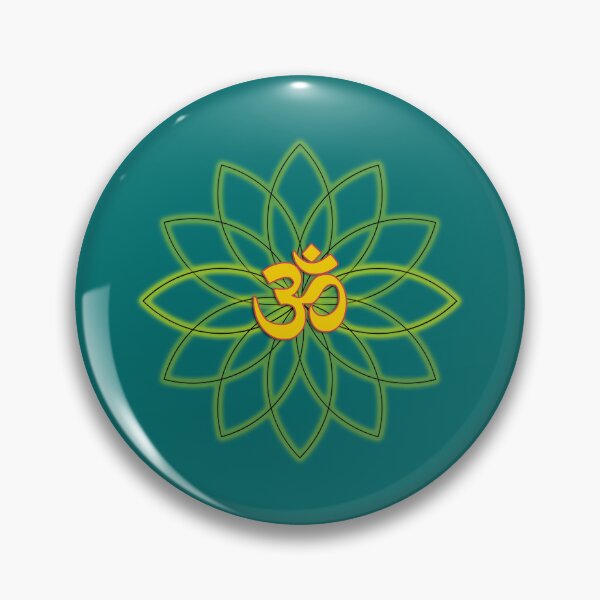 Item preview, om symbol in lotus flower – zen yoga meditation spiritual positive energy design designed and sold by rikyfreestyle.
