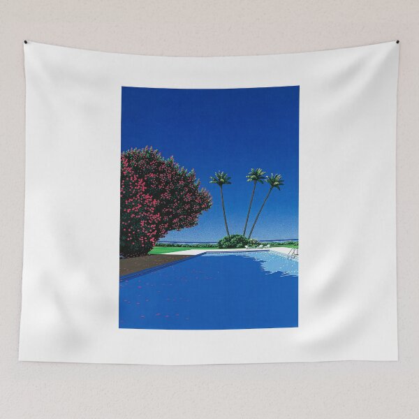 Item preview, Hiroshi Nagai Midnight Pool Garden designed and sold by LaFabricaArt.