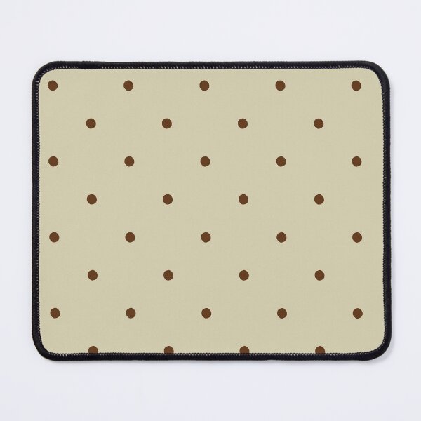 Item preview, Vintage Cream and Chocolate Polka Dots | Neutral Beige Dotted Aesthetic Pattern | Minimalist Brown Polka Dot Print | Classic Tan and Espresso Dotted Art | Retro Cream and Brown Polka Dots designed and sold by VivaFy.