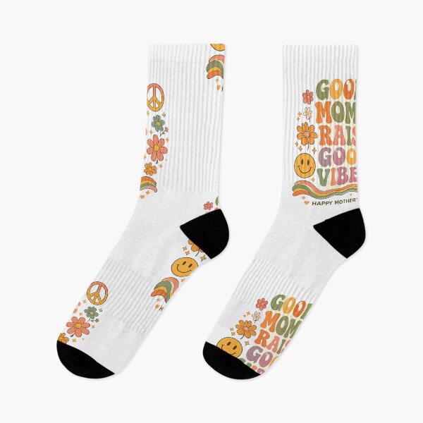 Item preview, Good Moms Raise Good Vibes designed and sold by FEEL GOOD CLUB DESIGNS.