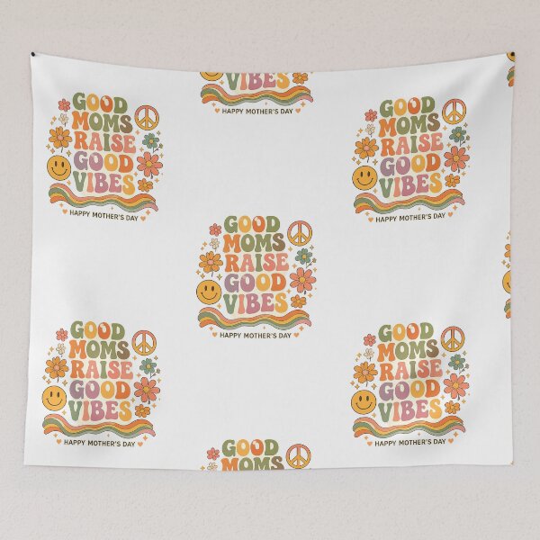Item preview, Good Moms Raise Good Vibes designed and sold by FEEL GOOD CLUB DESIGNS.