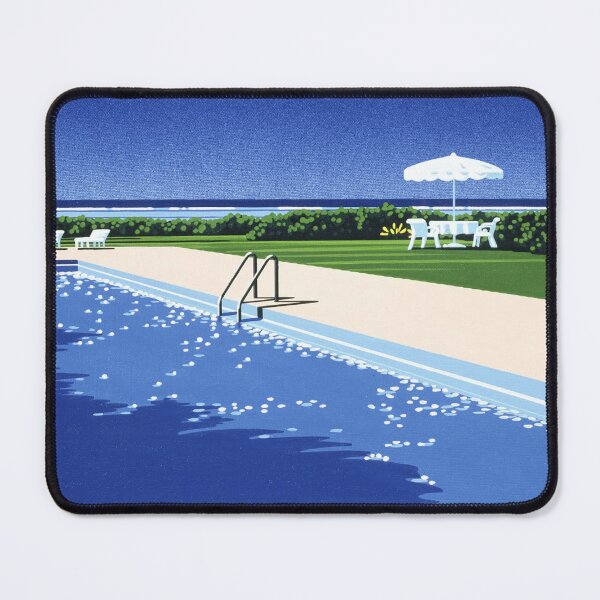 Item preview, Hiroshi Nagai Moonlit Poolside Calm designed and sold by LaFabricaArt.