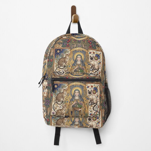 Item preview, Saint Gertrude of Nivelles with cats. designed and sold by Natalia-Vlad.