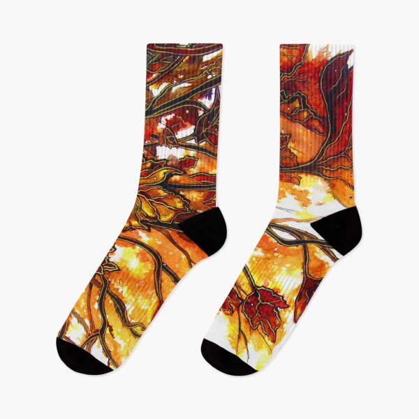 Item preview, Autumn Leaves in the Wind designed and sold by Linda Callaghan.