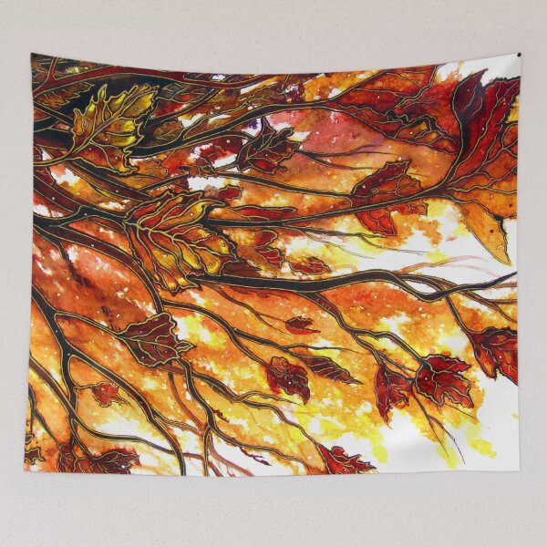 Item preview, Autumn Leaves in the Wind designed and sold by Linda Callaghan.