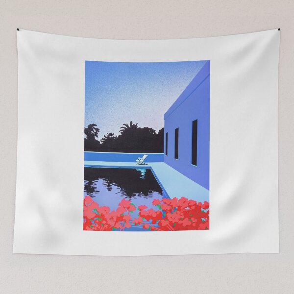 Item preview, Hiroshi Nagai Blue Modern Pool designed and sold by LaFabricaArt.