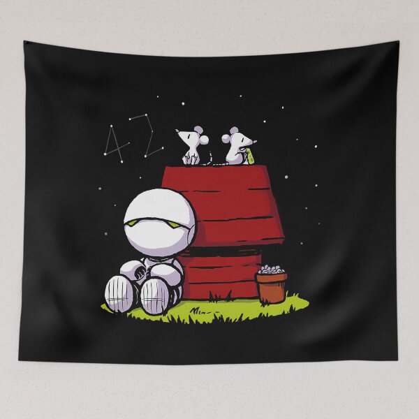 Item preview,  Comic Crossover Peanuts - Cute Robot designed and sold by ZFStore.