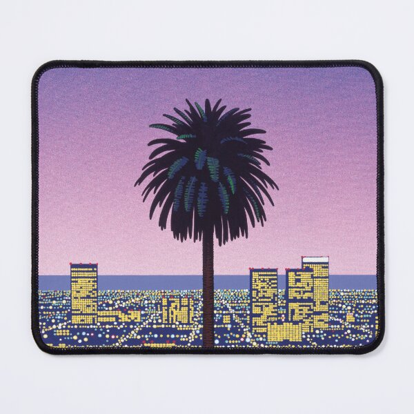 Item preview, Hiroshi Nagai Twilight Palm Skyline designed and sold by LaFabricaArt.