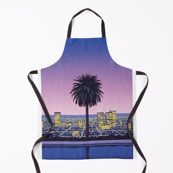 Item preview, Hiroshi Nagai Twilight Palm Skyline designed and sold by LaFabricaArt.