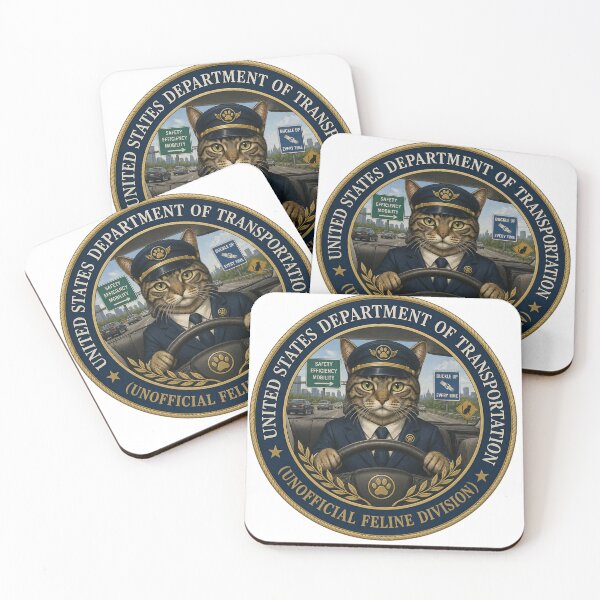 Item preview, United States Department of Transportation | Unofficial Feline Division designed and sold by Epileptic Al's Shop.