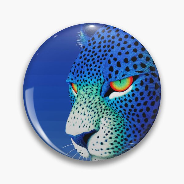 Item preview, Azure Hunter Crimson Gaze Portrait designed and sold by RamyGallery.