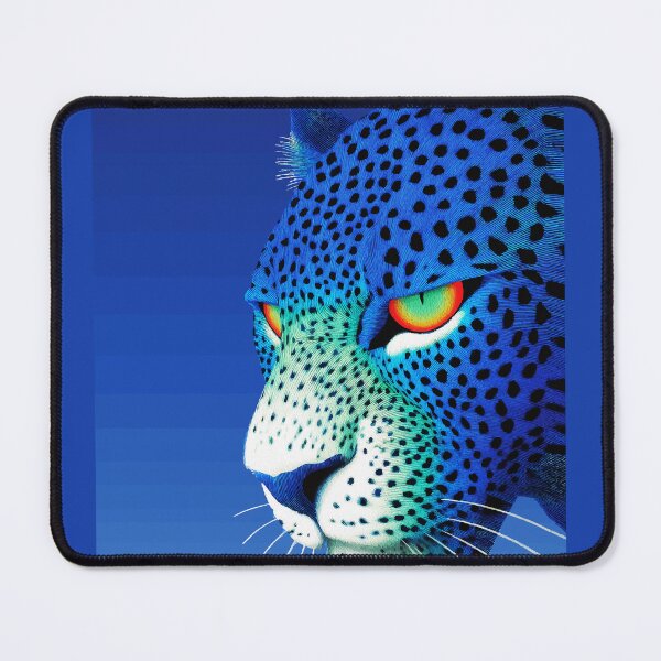 Item preview, Azure Hunter Crimson Gaze Portrait designed and sold by RamyGallery.
