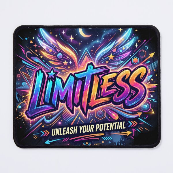 Item preview, Limitless Unleash your Potencial Art Colors Design designed and sold by ART ATTACK ZONE.