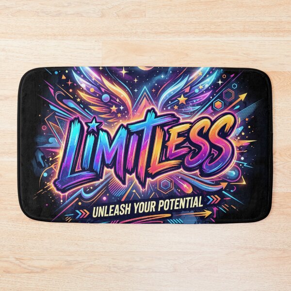 Item preview, Limitless Unleash your Potencial Art Colors Design designed and sold by ART ATTACK ZONE.