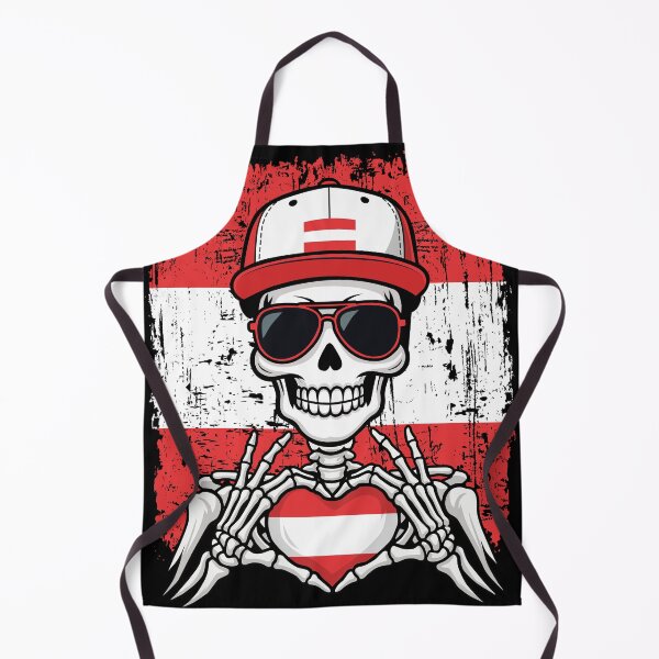 Item preview, Austria Pride Skeleton Art Tee designed and sold by Colorful Designs.