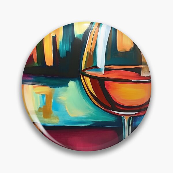 Item preview, City Lights Indulgence - Brandy and Cigars with Vibrant Urban Reflections in Night Scene designed and sold by OlfactoART Studio.