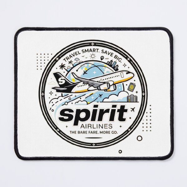 Item preview, spirit airlines design, perfect design for print on demand  designed and sold by Art Wave Studio.