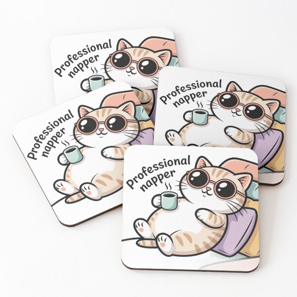 Item preview, Funny Dad Cat | Kawaii | Professional Napper| Men designed and sold by InspiredCreatives.