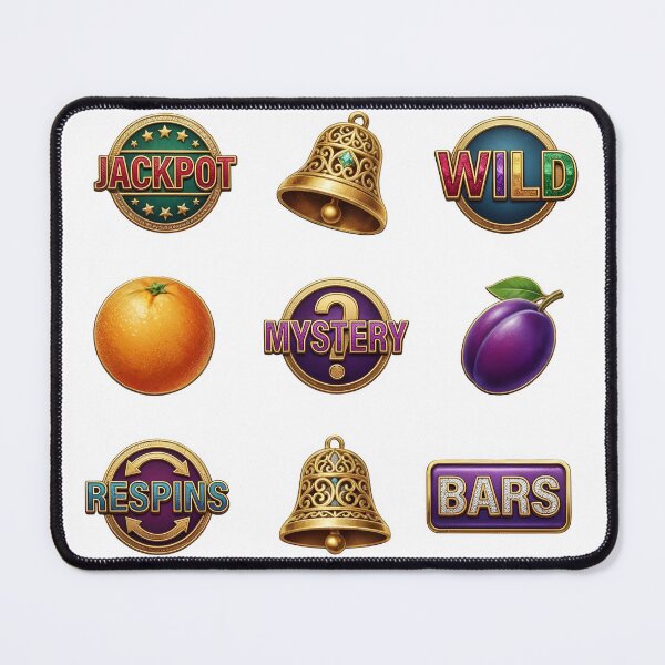 Item preview, Casino reward icons and fruit symbols isolated on transparent background designed and sold by Creative88Art.