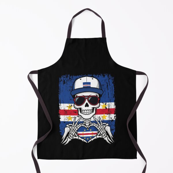 Item preview, Cape Verde Pride Skeleton Art Tee designed and sold by Colorful Designs.