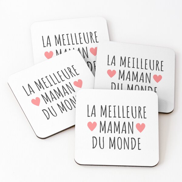 Item preview, Best Mom in the World - French Maman Heart Design designed and sold by France 27.