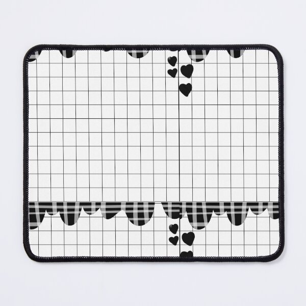 Item preview, Minimalist Aesthetic Grid with Hearts and Gingham designed and sold by วารัต555111.