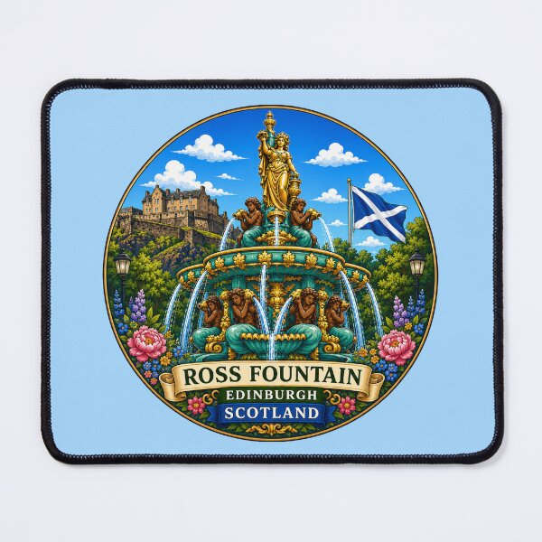 Item preview, Ross Fountain, Edinburgh Scotland designed and sold by Myra365Art.