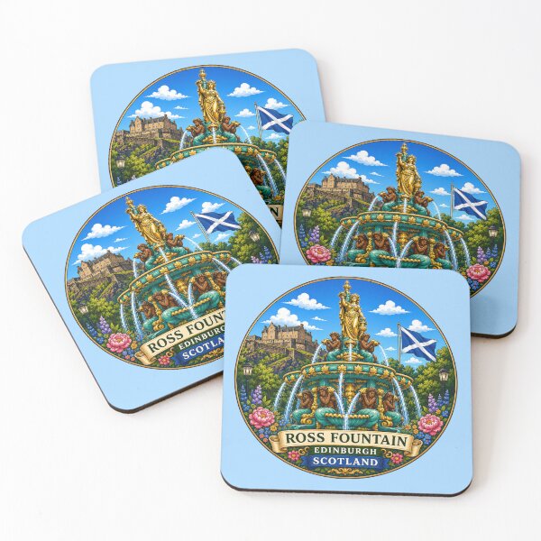 Item preview, Ross Fountain, Edinburgh Scotland designed and sold by Myra365Art.