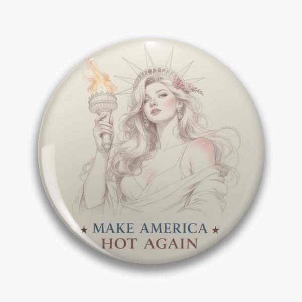 Item preview, Make America Hot Again- Lady Liberty designed and sold by MKThreadsStudio.