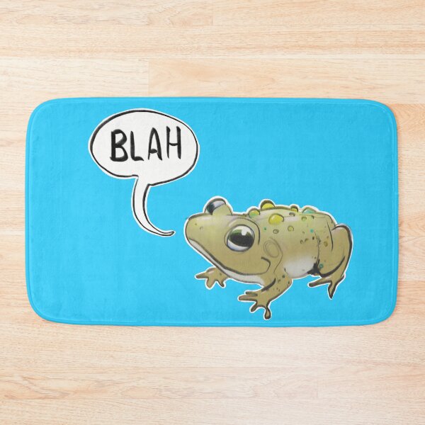 Item preview, Cute Toad saying Blah designed and sold by RedFoxBoutique.