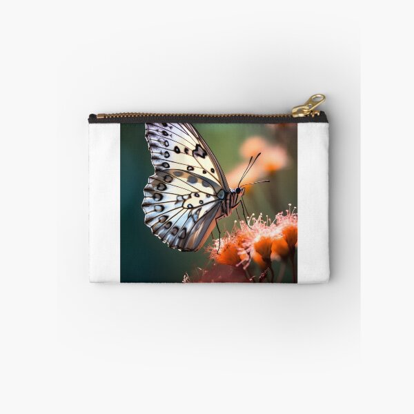 Item preview, TITLE: White Butterfly Floral Realistic designed and sold by MARVINKODESINGSEC.