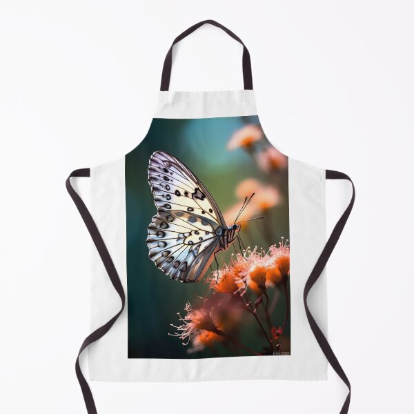 Item preview, TITLE: White Butterfly Floral Realistic designed and sold by MARVINKODESINGSEC.