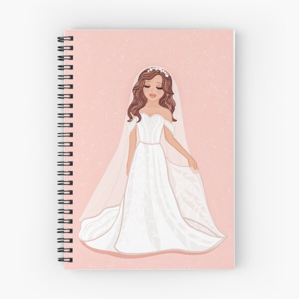 Item preview, Bridal Aesthetic Wedding Dress Illustration designed and sold by CozyGirlArt.