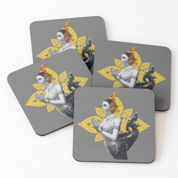 Item preview, Kinnaree Muse of Thailand B&W designed and sold by Linklandiya.